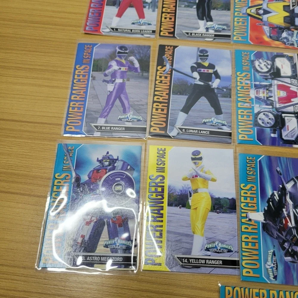Vintage Power Rangers In Space Card Lot 1997 Bandai Bundle Lot of 16 Cards